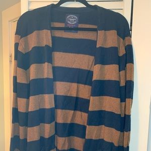 American Eagle stripe cardigan